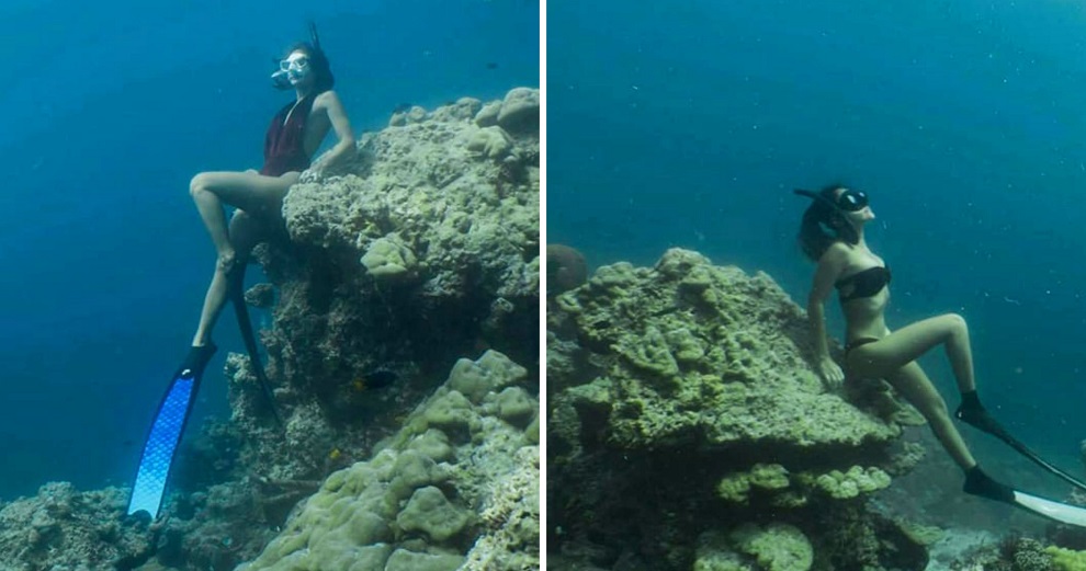 This is Why You Shouldn't Sit On Coral Reefs On Your Next Snorkeling Trip - WORLD OF BUZZ