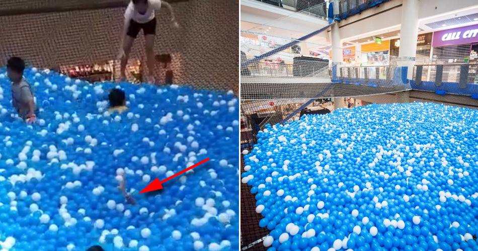 This Parent Had The Fright Of Her Life When She Was Submerged In A Ball Pit - WORLD OF BUZZ