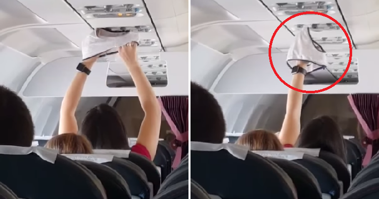 Woman Takes Out Underwear to Dry On Plane, Leaves Passengers Stunned - WORLD OF BUZZ 3