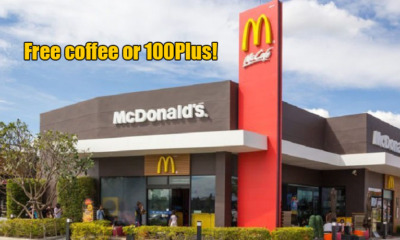 You Can Get Free Drinks at ALL McDonald's Drive-Thru From 13 to 15 February! - WORLD OF BUZZ