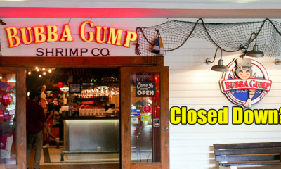Bubba Gump Shrimp Co. Shuts Down Two Out of Three Restaurants in Malaysia - WORLD OF BUZZ