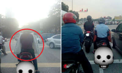 Malaysian Warns Motorcyclists About Dangers of Wearing a Jacket Backwards - WORLD OF BUZZ 4