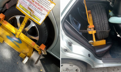 M'sian Man Removes Tyre Clamp By Himself Because He Did Not Feel Like Paying Fine - WORLD OF BUZZ 3