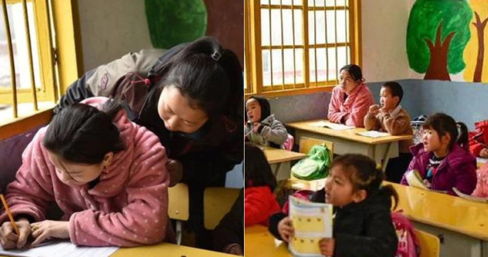 This Mother Enrols Herself Into Daughter's Kindergarten to Make-up For Loss Education - WORLD OF BUZZ