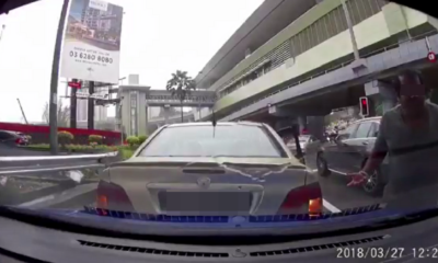 Woman Releases Dash Cam Footage To Warn Drivers About Man Who Fakes Accidents in Bangsar - WORLD OF BUZZ