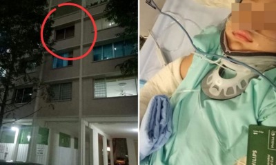 4yo Hospitalised in Malaysia After Miraculously Surviving Fall From 4-Storey Flat - WORLD OF BUZZ 4