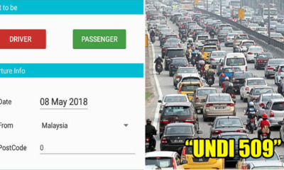 Key In Your Location and This App Will Automatically Find You a Ride Home for GE14 - WORLD OF BUZZ