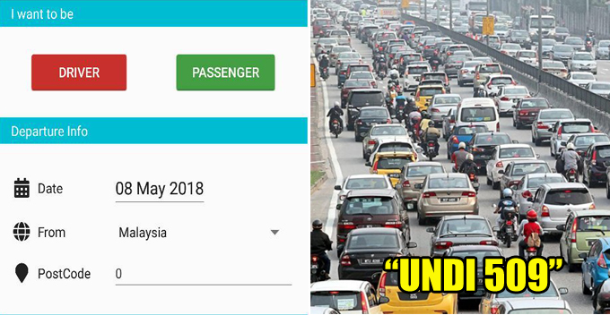 Key In Your Location and This App Will Automatically Find You a Ride Home for GE14 - WORLD OF BUZZ