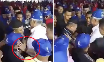 Netizens Debating Whether Najib Should've Hugged the Old Man in Viral Video - WORLD OF BUZZ