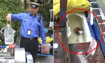 Vendor Exposed of Mixing Dirty Syrup with Sugar Cane Juice to Maximise Profit - WORLD OF BUZZ