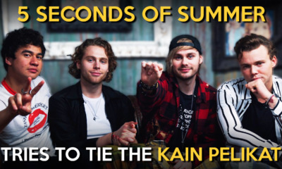 5 Seconds of Summer Tries to Tie the Kain Pelikat - WORLD OF BUZZ
