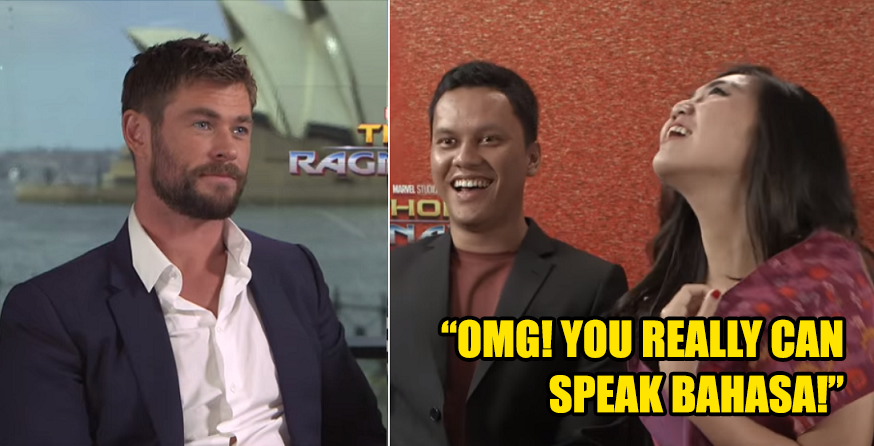 Chris Hemsworth Speaks Bahasa You Guys! - WORLD OF BUZZ 2