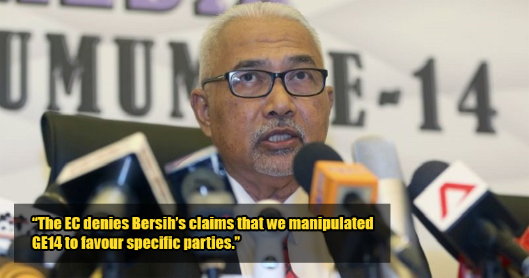 EC Denies Bersih's Claims, Says They Were Transparent & Did Not Manipulate GE14 - WORLD OF BUZZ