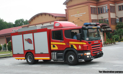 GE14: Fire Outbreak at SK Jalan U3, Subang Perdana Polling Station - WORLD OF BUZZ 3