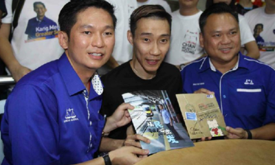 Lee Chong Wei Makes Surprise Visit to Support Close Friend Contesting for BN in Selayang - WORLD OF BUZZ 4