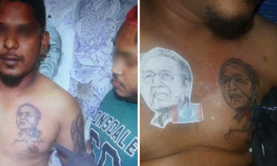 This M'sian Loves Mahathir So Much He Actually Got Inked with His Face! - WORLD OF BUZZ 2