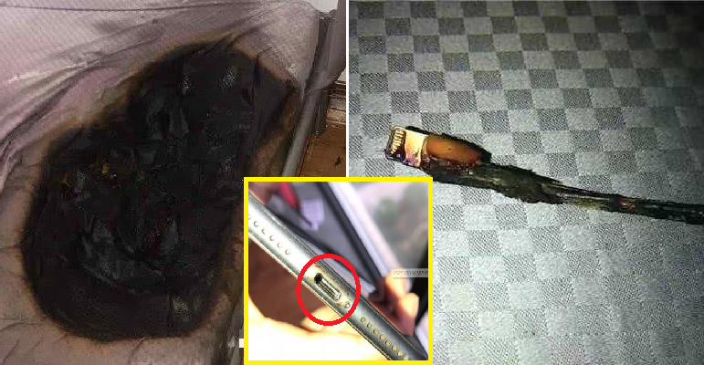 Woman Wakes Up to Find Charging iPhone 8 Plus Ruined and Mattress Burnt - WORLD OF BUZZ 5