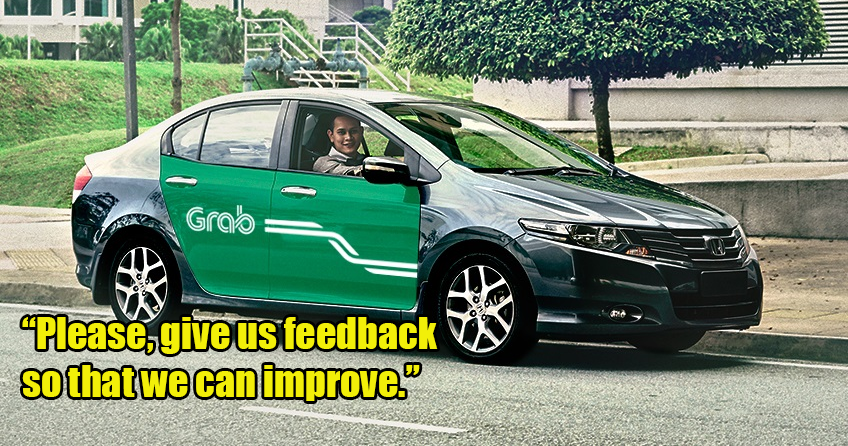Grab Driver Asks Passengers For Feedback If Giving Low Rating So That They Can Improve Services - WORLD OF BUZZ 4