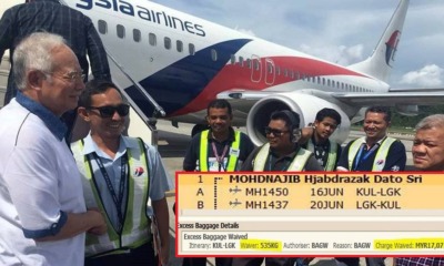 Malaysia Airlines Accused Of Waiving RM17,000 Worth of Excess Luggage Fees For Najib - WORLD OF BUZZ 3