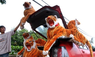 Man Makes RM5,000 a Month for Making Tiger Sculptures Despite Being Ex-Convict - WORLD OF BUZZ
