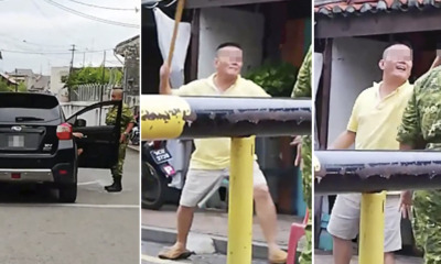 Man Shows Finger and Intimidates Rela Officer in Jonker Street After Going Against Traffic - WORLD OF BUZZ