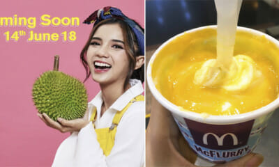 McDonald's D24 Durian Ice Cream Will be Back on 14 June 2018 - WORLD OF BUZZ