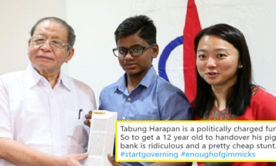 People Have Been Criticising The Government For Accepting A 12yo Boy's Tabung Harapan Donation - WORLD OF BUZZ 2