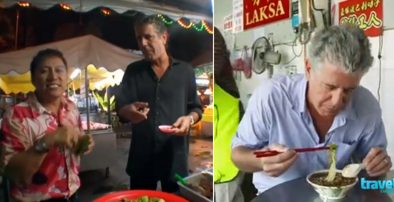 Tribute: Here's What Anthony Bourdain Thought About Our Food During His Tour in M'sia - WORLD OF BUZZ