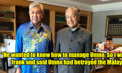 Zahid Asks Mahathir Advice on How to Run Umno, Expresses Support for Pakatan Harapan - WORLD OF BUZZ