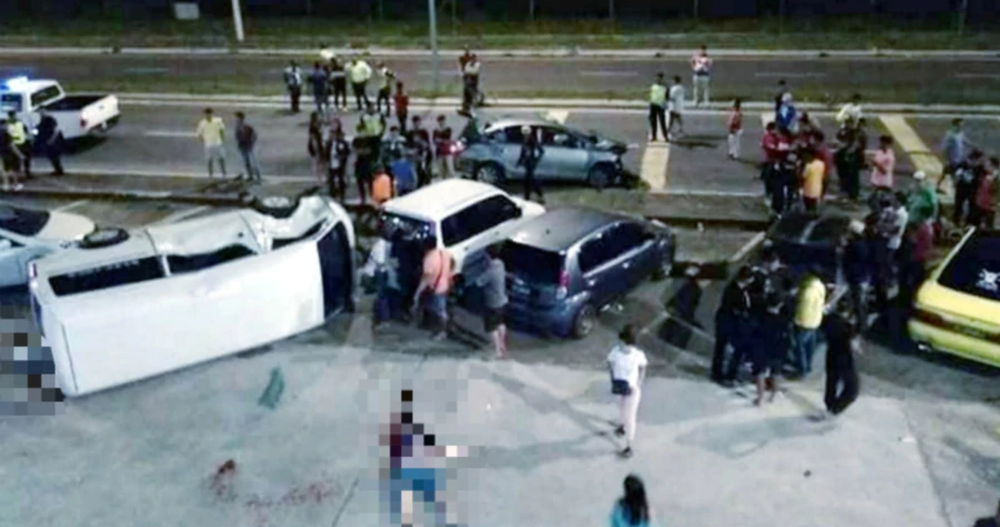 Four Killed After Drunk M'sian Causes Massive Accident Driving on Opposite Lane - WORLD OF BUZZ