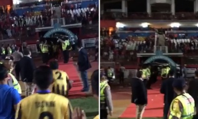 Indonesian Fans Throw Rocks at M'sian Under 19 Team After Win, Syed Saddiq to Visit Them Before Finals - WORLD OF BUZZ