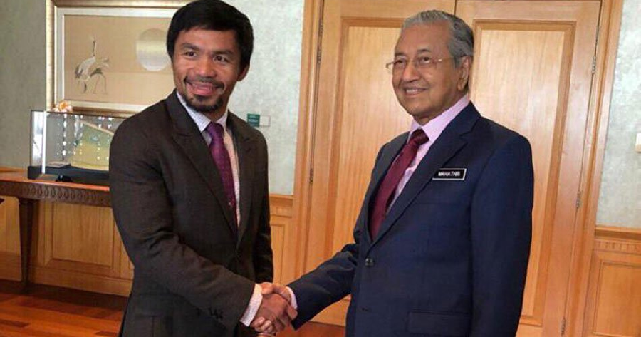 Manny Pacquiao Donates Training Camp Equipment to Malaysia to Promote Boxing - WORLD OF BUZZ 3