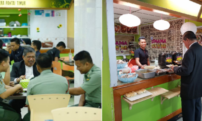 Mat Sabu Spotted Chilling and Eating with Army Staff in MinDef's Cafeteria - WORLD OF BUZZ