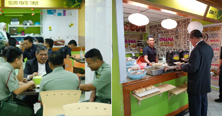 Mat Sabu Spotted Chilling and Eating with Army Staff in MinDef's Cafeteria - WORLD OF BUZZ