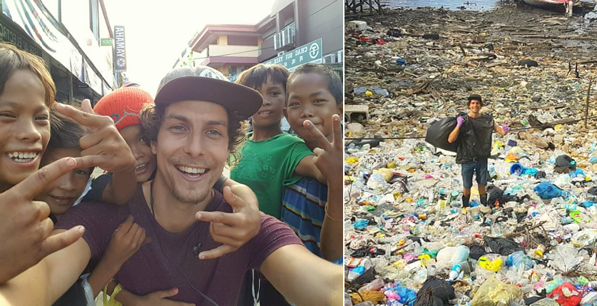 Netherlands Tourist Starts Picking Up Trash, Creates Awareness In Sabah - WORLD OF BUZZ