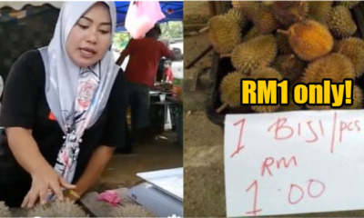 OMG Guys, Prices of Durian in Malaysia Have Just Dropped to RM1 Each! - WORLD OF BUZZ
