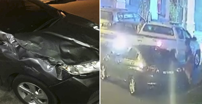 4x4 Truck Rams into Double-Parked Honda As No One Showed Up After Honking for 30 Mins - WORLD OF BUZZ