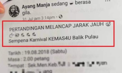 FB Post Claims Penang School Organising Masturbation Competition, Police Report Lodged - WORLD OF BUZZ 2
