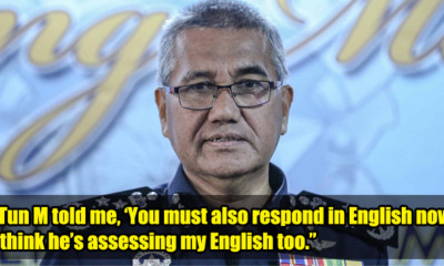 IGP: PDRM Will Begin Using English in Briefings and Daily Operations Starting Today - WORLD OF BUZZ