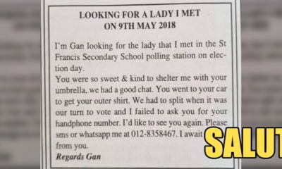 Man Is Looking For A Mysterious Lady He Met During The 14th General Election - WORLD OF BUZZ 1