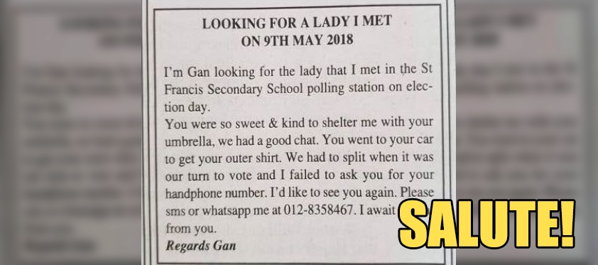 Man Is Looking For A Mysterious Lady He Met During The 14th General Election - WORLD OF BUZZ 1
