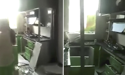 Man Lights Up Ciggie to Calm Himself After Turning Off Leaking Gas Head, Causes an Explosion - WORLD OF BUZZ