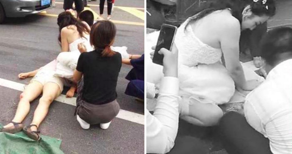 Nurse Stops to Give CPR to Accident Victim While on The Way to Her Own Wedding - WORLD OF BUZZ 2