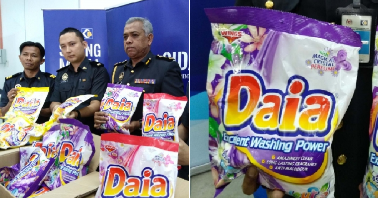 Over 1,300 Fake Daia Detergent Packets Seized in Malaysia, Here's How to Verify It - WORLD OF BUZZ