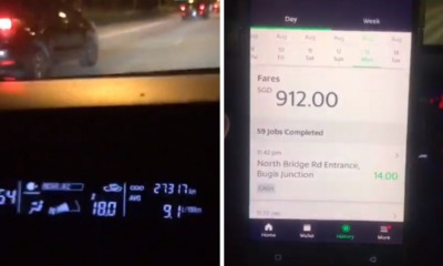 Singaporean Grab Driver Earns RM2,700 After Working For 24 Hours Straight - WORLD OF BUZZ 1