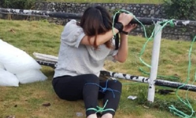 This China National Was Caught and TIED To A Iron Bar For Trying To Hypnotise Victim - WORLD OF BUZZ 3