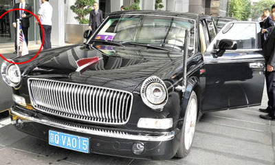 Tun M Chauffeured in China Using 'Red Flag' L5, a Limo Reserved For Most The Honoured Leader - WORLD OF BUZZ