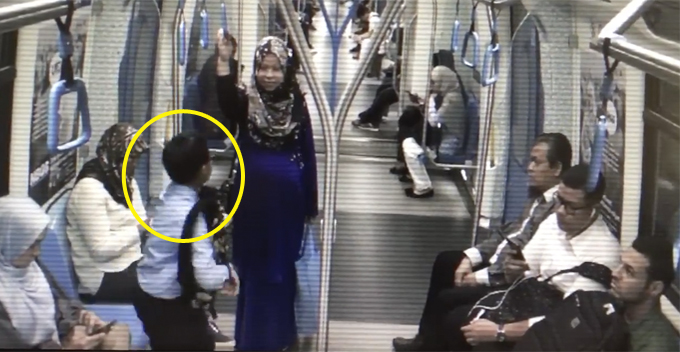 Watch How This M'sian Kid Gives Up His Seat to Pregnant Woman While Adults Buat Tak Tau - WORLD OF BUZZ