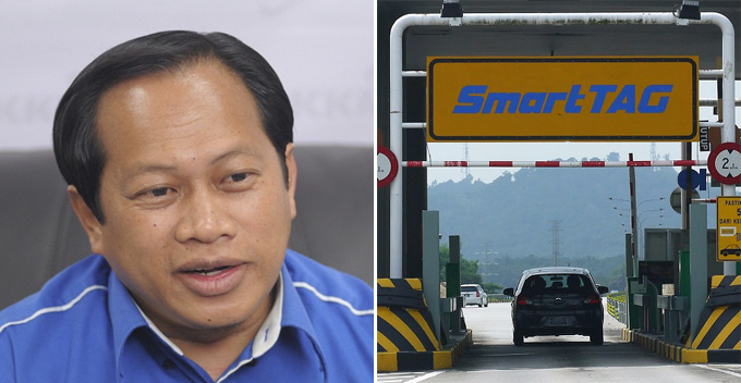 Ahamd Maslan Urges M'sians to Ram Through Toll Gate Since PH Did Not Abolish Them - WORLD OF BUZZ