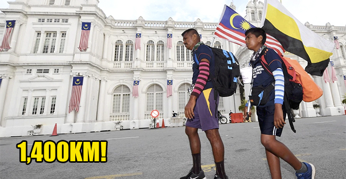 Father & Son Walk From Johor to Perlis for M'sia Day, Share Unforgettable Moments Along the Way - WORLD OF BUZZ